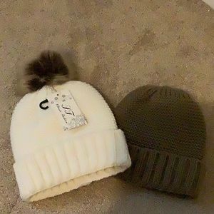 2 - Fur lining beanie Hats